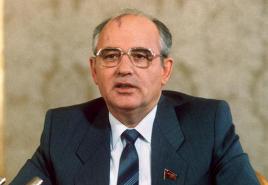 Gorbačiovo Michailo Sergijovičiaus biografija