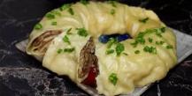 Khanum-요리법'ясом, картоплею та гарбузом